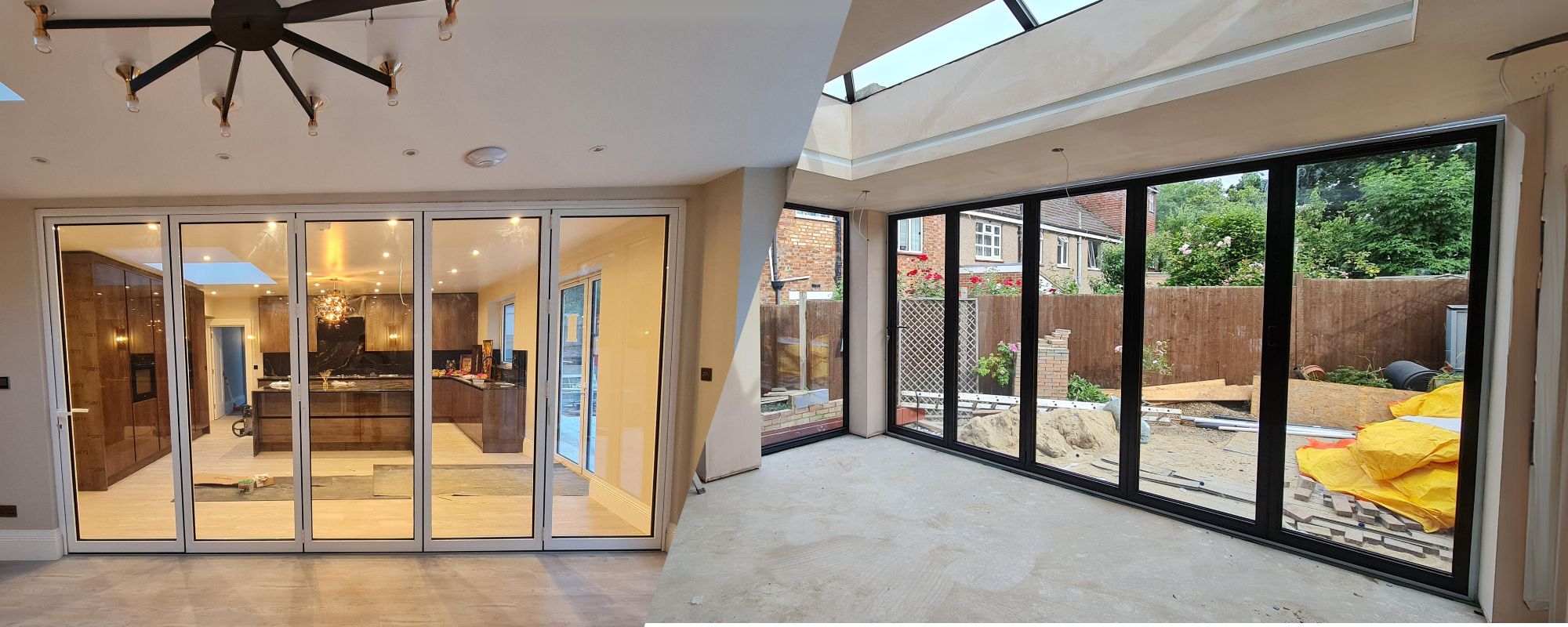 Aluminium Bifold Doors - Supply and Install - Hitchin & London